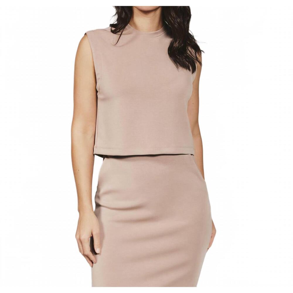 NEW 7DIAMONDS rev tank top in modern taupe